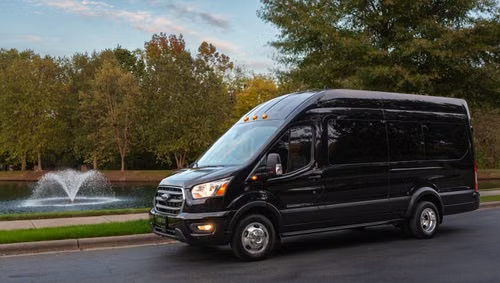 Mercedes Van Rental for Golf Outings with Clubs, Coolers, and Guests